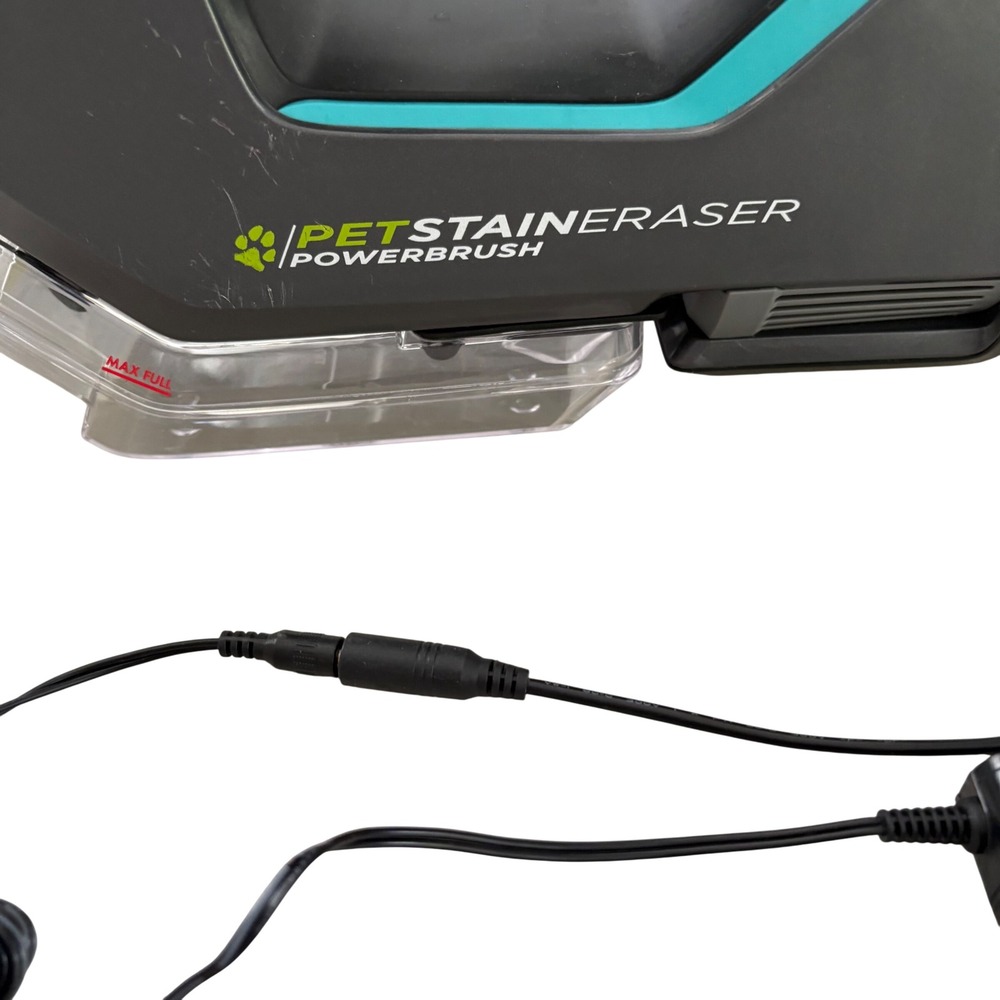 Bissell Pet Stain Eraser PowerBrush Cordless Portable Carpet Cleaner 2837 Black